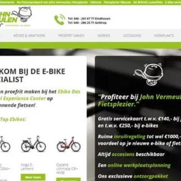 Nieuwe website John Vermeulen Fietsen